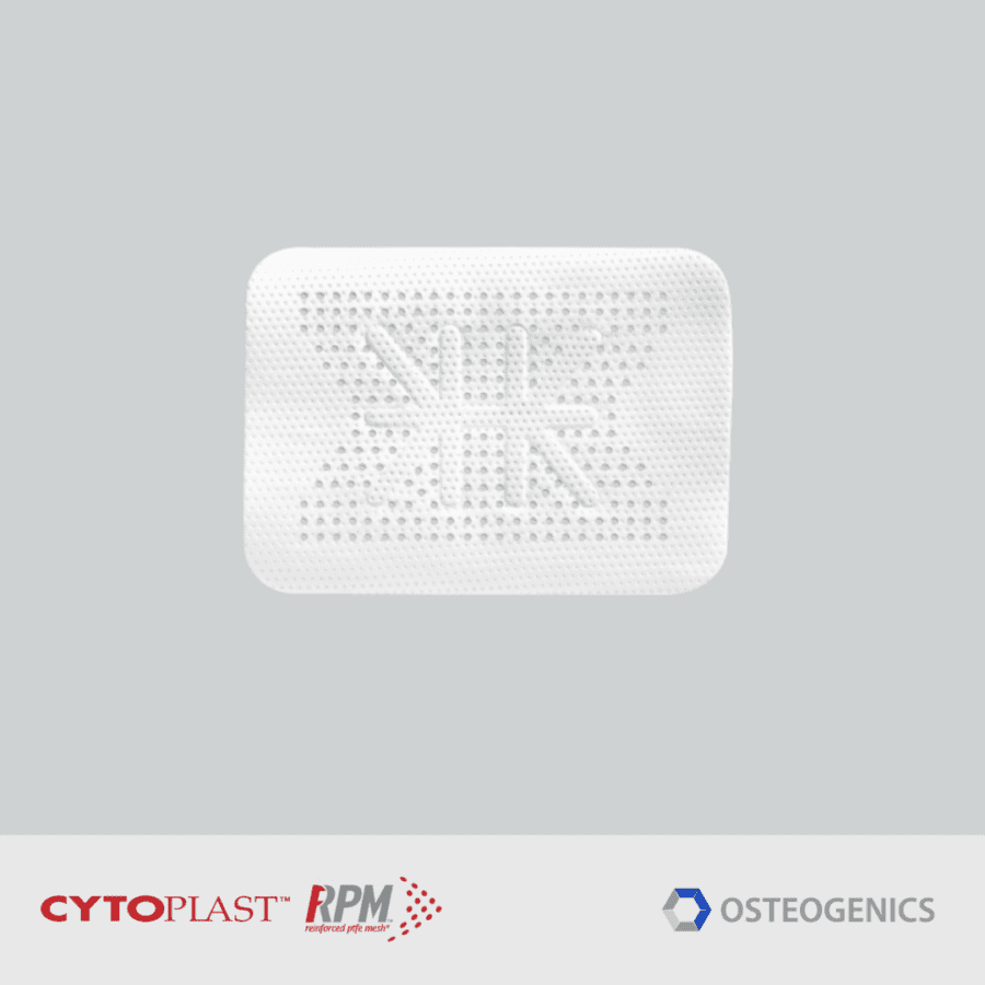 Cytoplast® RPM XLK (XLKE), malla perforada de PTFEd con refuerzo de titanio