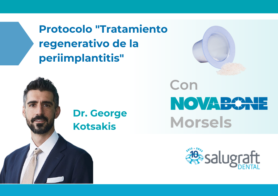 Protocolo periimplantitis Novabone Morsels